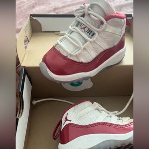 Red & white Jordan 1s
